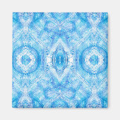 Faith Abstract Light Blue White Watercolor Art Magneet (Voorkant)