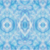 Faith Abstract Light Blue White Watercolor Art Sticker (Voorkant)