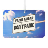 "Faith Ahead" Car Air Freshener Luchtverfrisser (Voorkant)