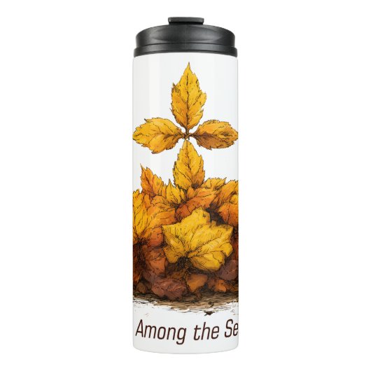 Faith Among the Seasons Graphic Thermosbeker (Voorkant)