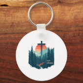 Faith &amp; Fitness Christian - Workout Motivation Sleutelhanger (Voorkant)