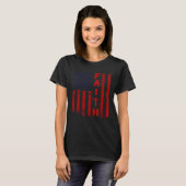Faith And A Flag Christian For Men And Women T-shirt (Voorkant volledig)