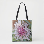 Faith and Flowers Art Pink Flower Tas (Voorkant)