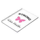 Faith and Folly and Cupcake Notitieboek (Linkerzijde)