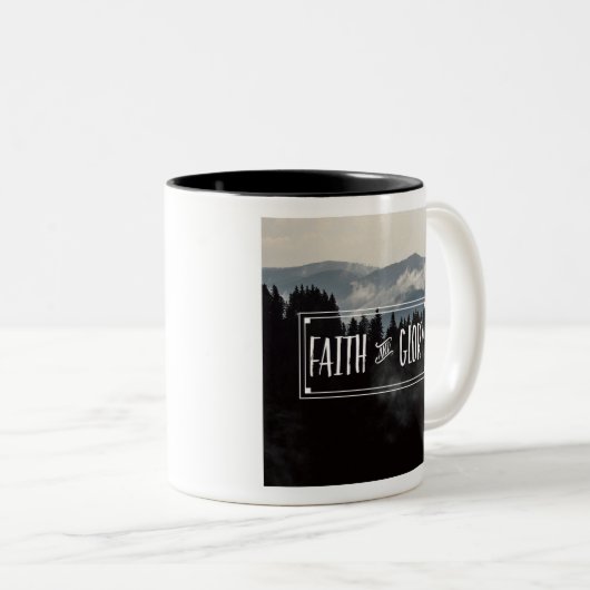 Faith and Glory Coffee Mok (Voorkant rechts)