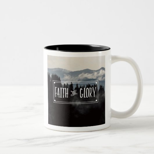 Faith and Glory Coffee Mok (Rechts)