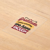 Faith and Gratitude Artwork – Uplifting Christian Acryl Uitnodigingen (Laagn)