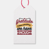 Faith and Gratitude Artwork – Uplifting Christian  Cadeaulabel (Voorkant)