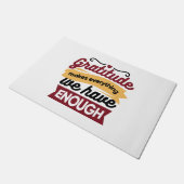 Faith and Gratitude Artwork – Uplifting Christian  Deurmat (Schuin)