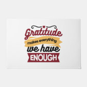 Faith and Gratitude Artwork – Uplifting Christian  Deurmat (Voorkant)