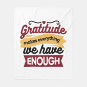 Faith and Gratitude Artwork – Uplifting Christian  Fleece Deken (Voorkant)