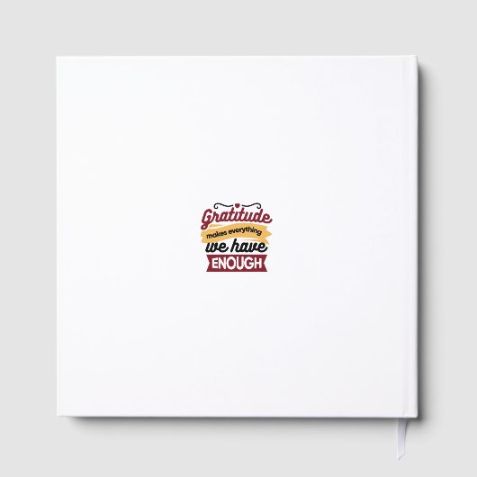 Faith and Gratitude Artwork – Uplifting Christian  Gastenboek (Achterkant)