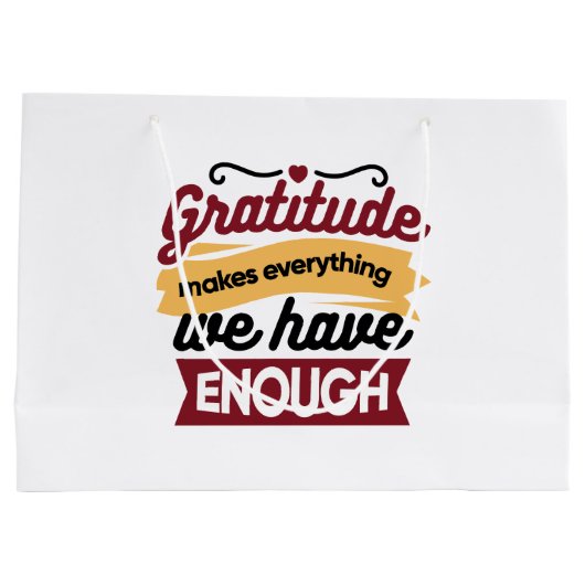 Faith and Gratitude Artwork – Uplifting Christian  Groot Cadeauzakje (Achterkant)