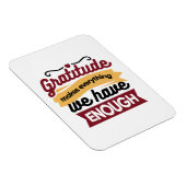 Faith and Gratitude Artwork – Uplifting Christian  Magneet (Rechterzijde)