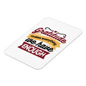 Faith and Gratitude Artwork – Uplifting Christian  Magneet (Linkerzijde)