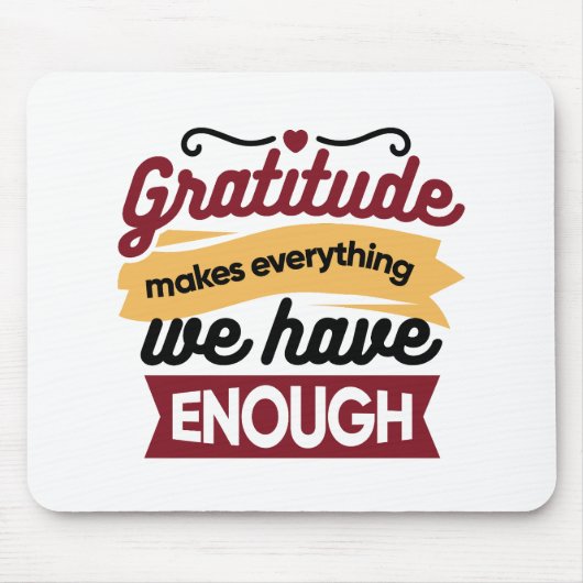 Faith and Gratitude Artwork – Uplifting Christian Muismat (Voorkant)