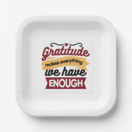 Faith and Gratitude Artwork – Uplifting Christian  Papieren Bordje