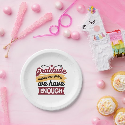 Faith and Gratitude Artwork – Uplifting Christian  Papieren Bordje (Feest)