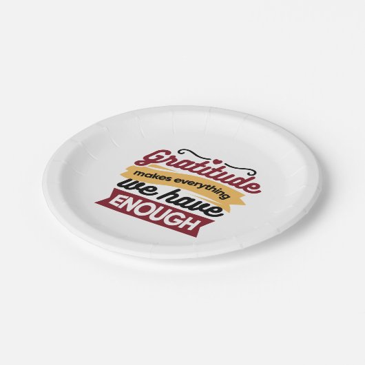 Faith and Gratitude Artwork – Uplifting Christian Papieren Bordje (Gekanteld)