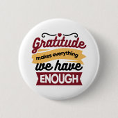 Faith and Gratitude Artwork – Uplifting Christian  Ronde Button 5,7 Cm (Voorkant)