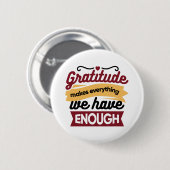 Faith and Gratitude Artwork – Uplifting Christian  Ronde Button 5,7 Cm (Voorkant /achterkant)