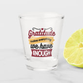 Faith and Gratitude Artwork – Uplifting Christian  Shot Glas (Voorkant)