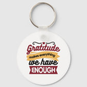 Faith and Gratitude Artwork – Uplifting Christian  Sleutelhanger (Achterkant)