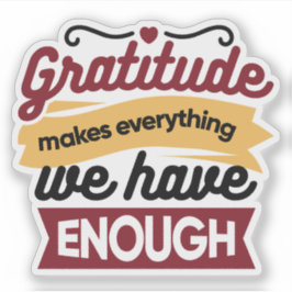 Faith and Gratitude Artwork – Uplifting Christian  Sticker