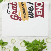 Faith and Gratitude Artwork – Uplifting Christian Theedoek (Gevouwen)