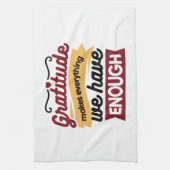 Faith and Gratitude Artwork – Uplifting Christian Theedoek (Verticaal)