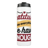 Faith and Gratitude Artwork – Uplifting Christian  Thermosbeker (Voorkant)