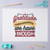 Faith and Gratitude Artwork – Uplifting Christian  Tissuepapier (Craft)
