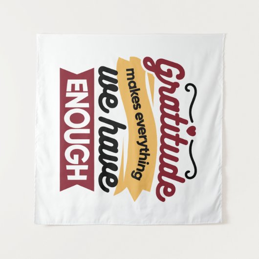 Faith and Gratitude Artwork – Uplifting Christian  Wandkleed (Voorkant (horizontaal))