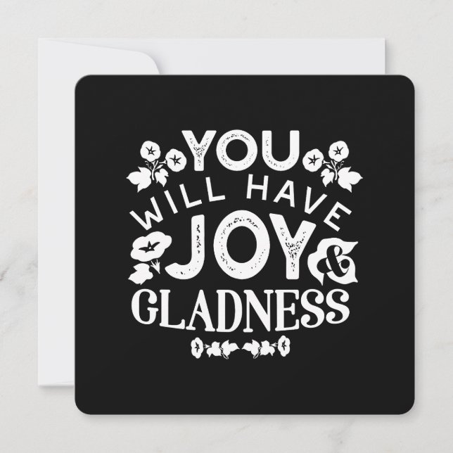Faith and Happiness – Joy and Gladness Quotes (Voorkant)