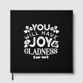 Faith and Happiness – Joy and Gladness Quotes Gastenboek (Voorkant)