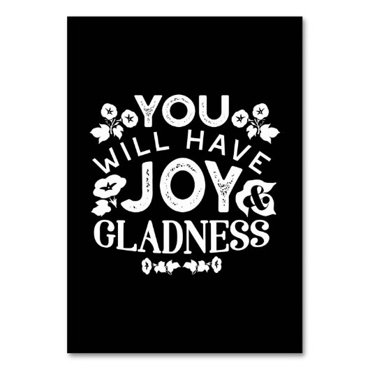Faith and Happiness – Joy and Gladness Quotes Kaart (Voorkant)