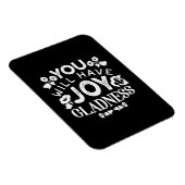 Faith and Happiness – Joy and Gladness Quotes Magneet (Rechterzijde)