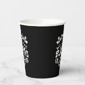 Faith and Happiness – Joy and Gladness Quotes Papieren Bekers (Links)