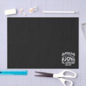 Faith and Happiness – Joy and Gladness Quotes Tissuepapier (Craft)