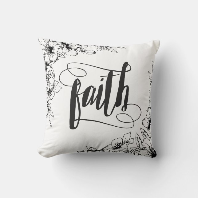 Faith and Hope Pillow Kussen (Voorkant)