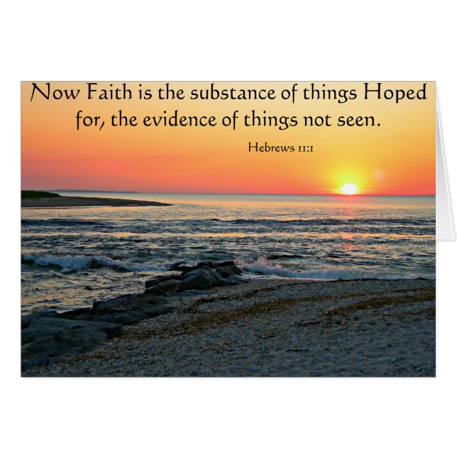 Faith and Hope Sunset (Voorkant Horizontaal)