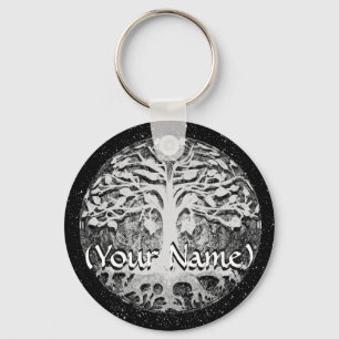 Faith and Hope Tree of Life Customize Sleutelhanger