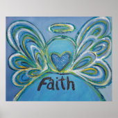 Faith Angel Art Poster Print (Voorkant)