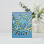 Faith Angel Briefkaart (Staand voorkant)