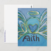 Faith Angel Briefkaart (Voorkant / Achterkant)