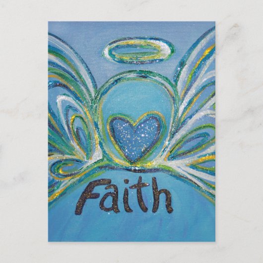 Faith Angel Briefkaart (Voorkant)