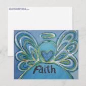 Faith Angel Briefkaart (Voorkant / Achterkant)