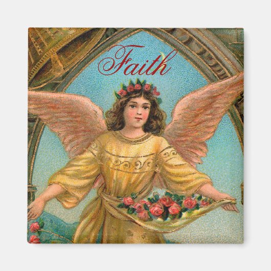 Faith Angel Magnet - 2 van een set van 4 (Voorkant)