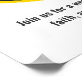 Faith Banner Christian Shield with Cross VBS 2026 Poster (Hoek)