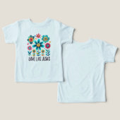 Faith Based Baby T-shirt (Ontwerp Voorkant & Achterkant)